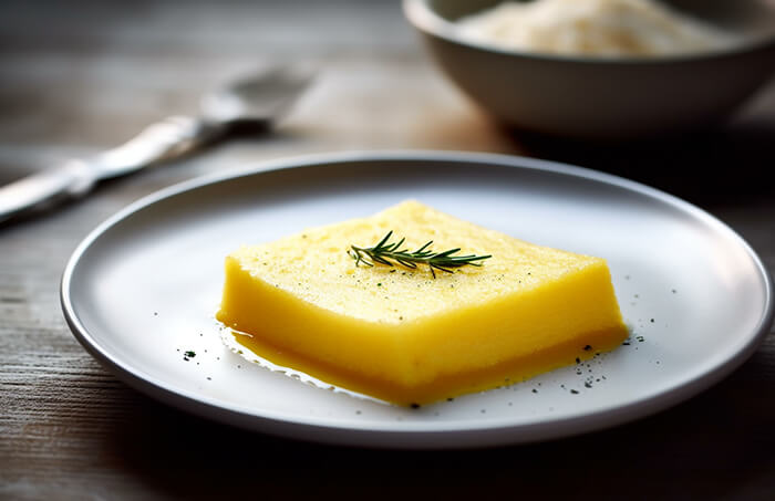 Polenta instantní v misce 3